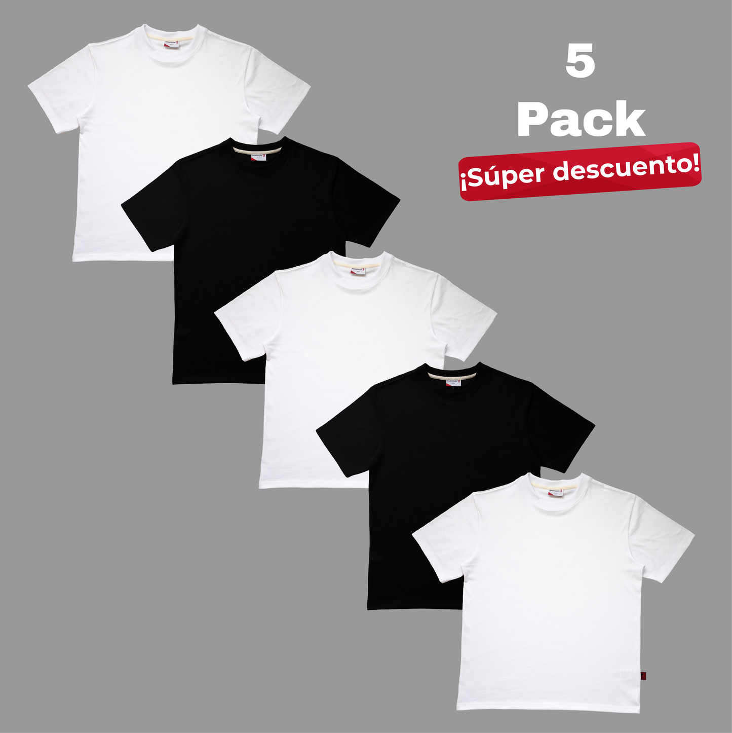 Bundle Multi selección 5 Pack Playera